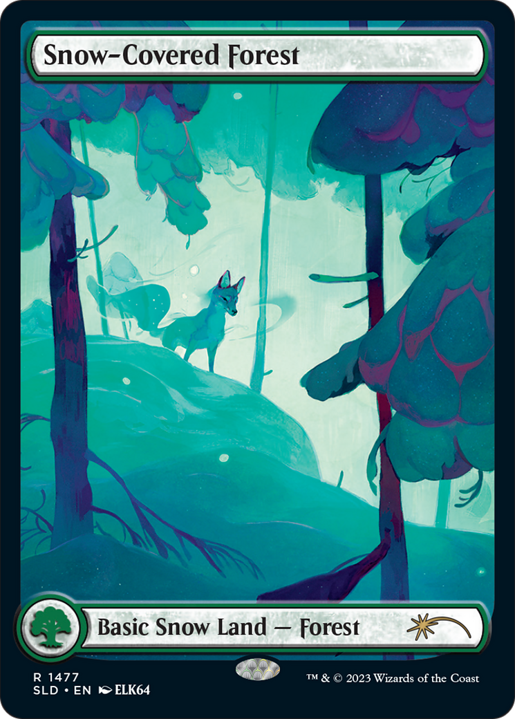 Snow-Covered Forest (1477) [Secret Lair Drop Series] | Good Games Cannington