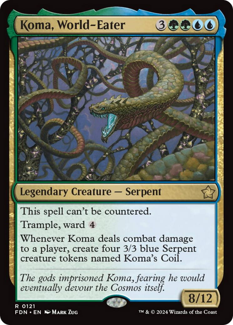Koma, World-Eater [Foundations] | Good Games Cannington