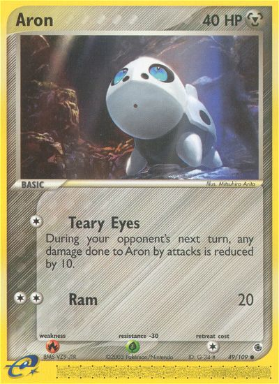 Aron (49/109) [EX: Ruby & Sapphire] | Good Games Cannington