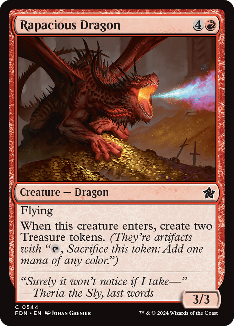 Rapacious Dragon [Foundations] | Good Games Cannington