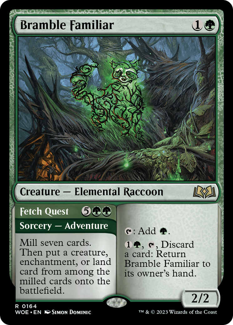 Bramble Familiar // Fetch Quest [Wilds of Eldraine] | Good Games Cannington