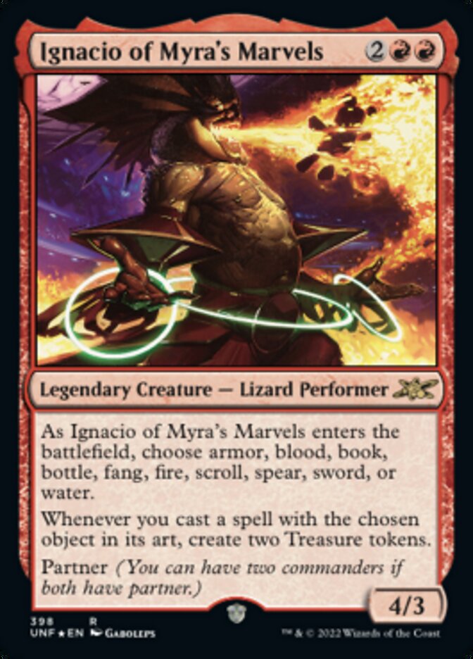 Ignacio of Myra's Marvels (Galaxy Foil) [Unfinity] | Good Games Cannington
