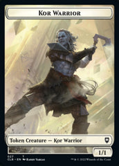Kor Warrior // Treasure Double-Sided Token [Commander Legends: Battle for Baldur's Gate Tokens] | Good Games Cannington