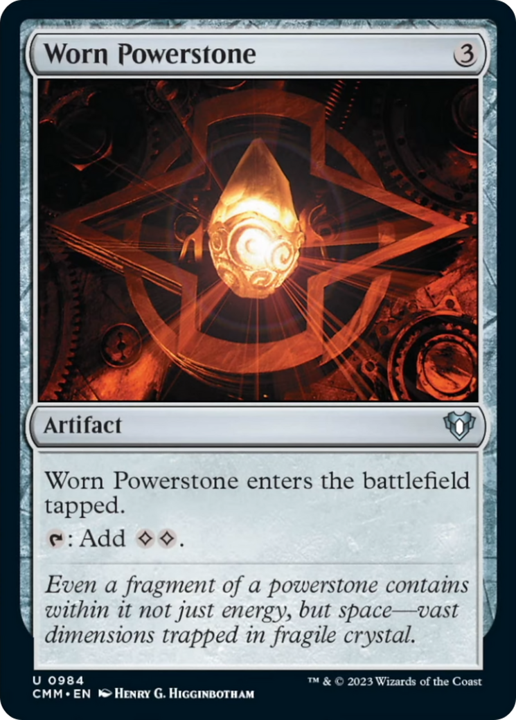 Worn Powerstone [Commander Masters] | Good Games Cannington