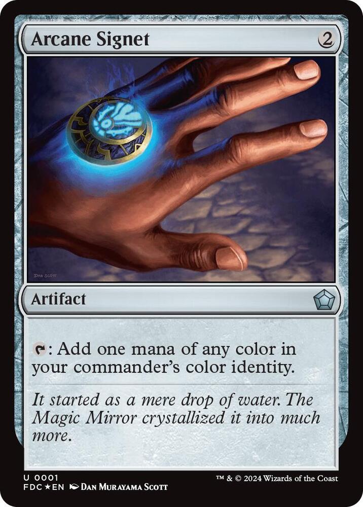 Arcane Signet 1/3 (Commander: Foundations)  - Foil | Good Games Cannington