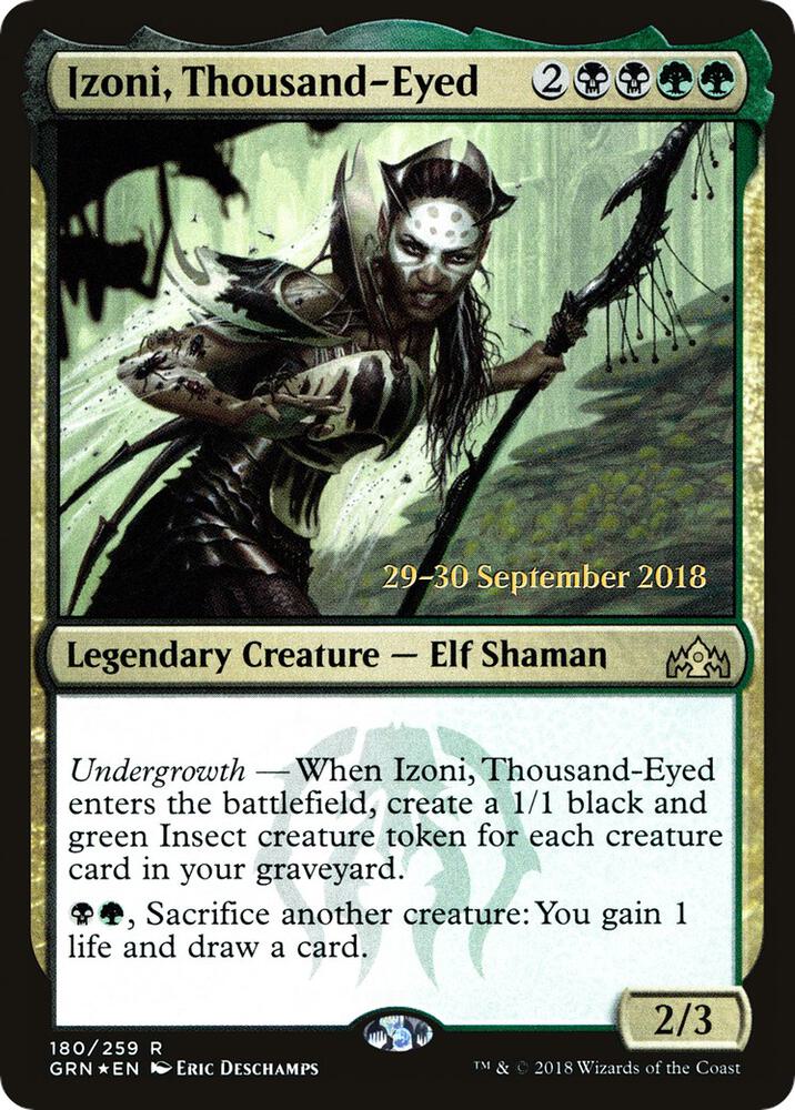 Izoni Thousand Eyed 180s/84 (Prerelease Cards)  - Foil | Good Games Cannington