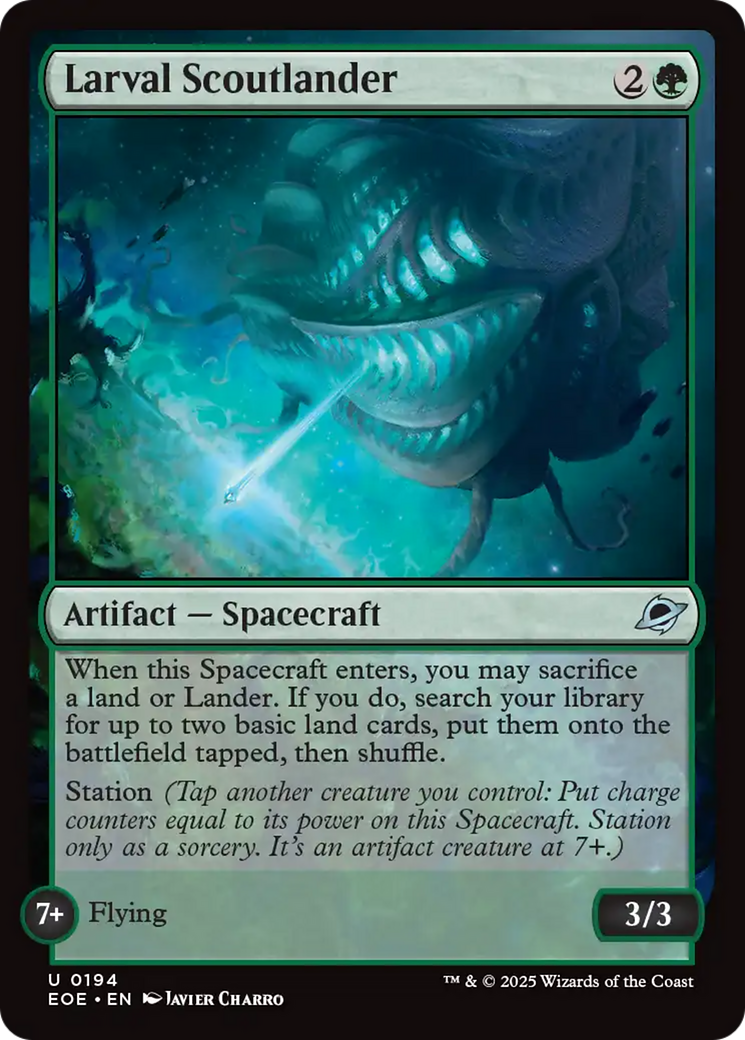 Larval Scoutlander [Edge of Eternities] | Good Games Cannington