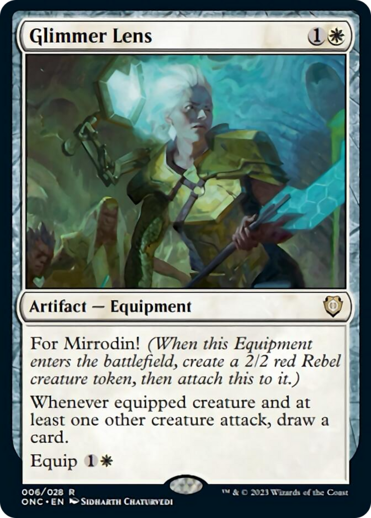 Glimmer Lens [Phyrexia: All Will Be One Commander] | Good Games Cannington
