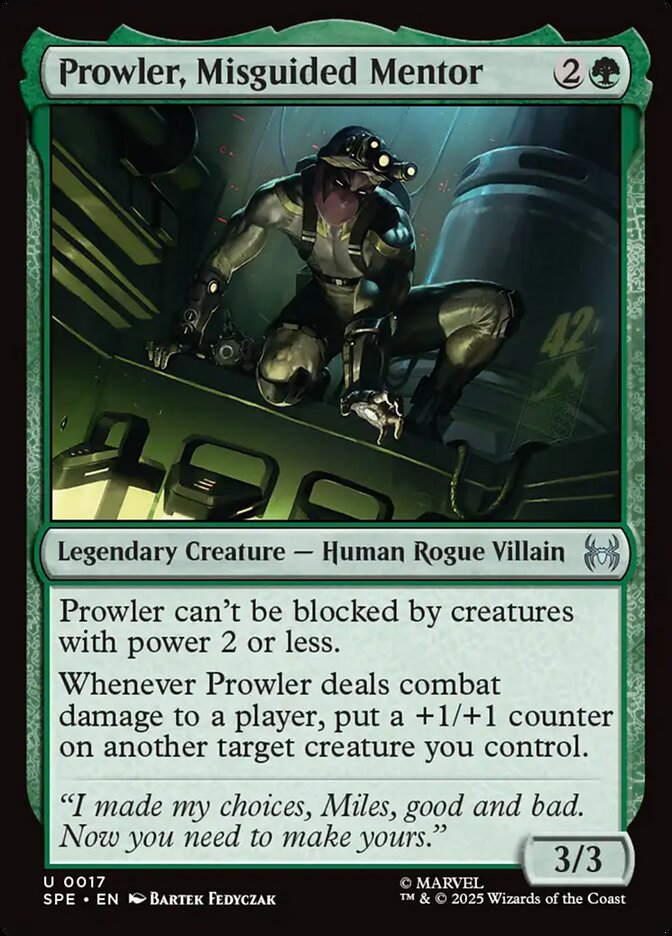 Prowler, Misguided Mentor 17 ()  - Foil | Good Games Cannington
