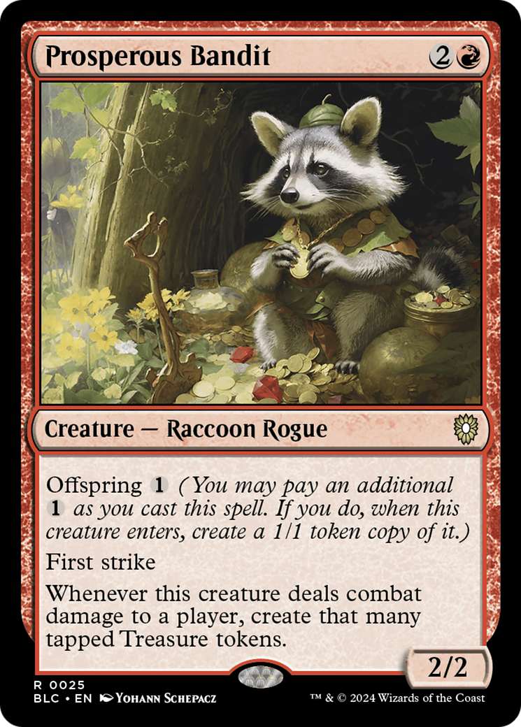 Prosperous Bandit [Bloomburrow Commander] | Good Games Cannington