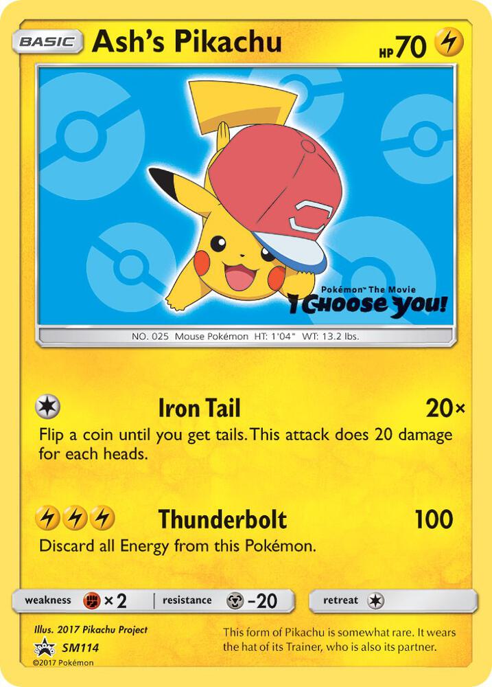 Ash's Pikachu SM114 (SM Promos)  | Good Games Cannington