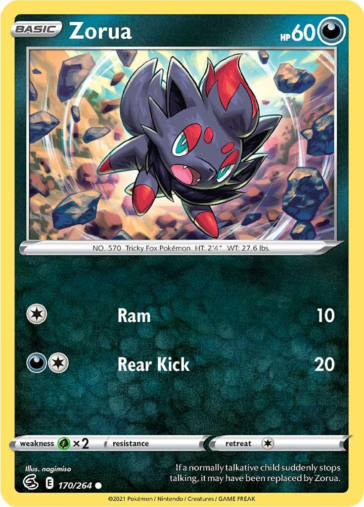 Zorua (170/264) [Sword & Shield: Fusion Strike] | Good Games Cannington