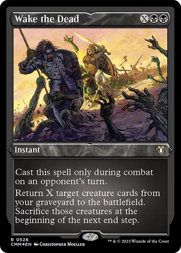 Wake the Dead (Foil Etched) [Commander Masters] | Good Games Cannington