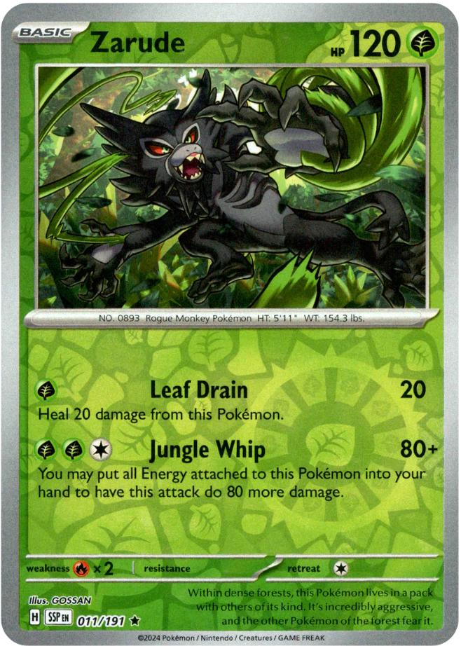 Zarude (011/191) [Scarlet & Violet: Surging Sparks] | Good Games Cannington