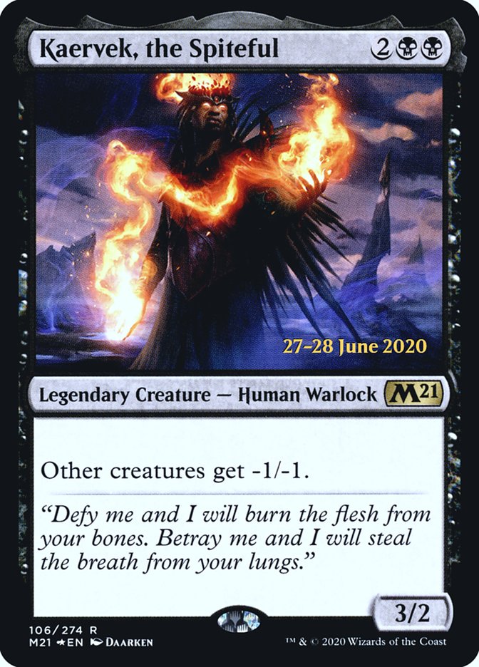 Kaervek, the Spiteful [Core Set 2021 Prerelease Promos] | Good Games Cannington