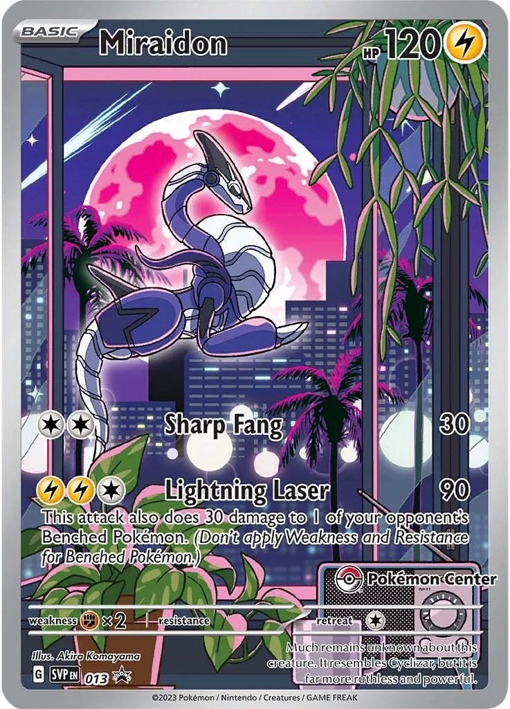 Miraidon (013) (Pokemon Center Exclusive) [Scarlet & Violet: Black Star Promos] | Good Games Cannington