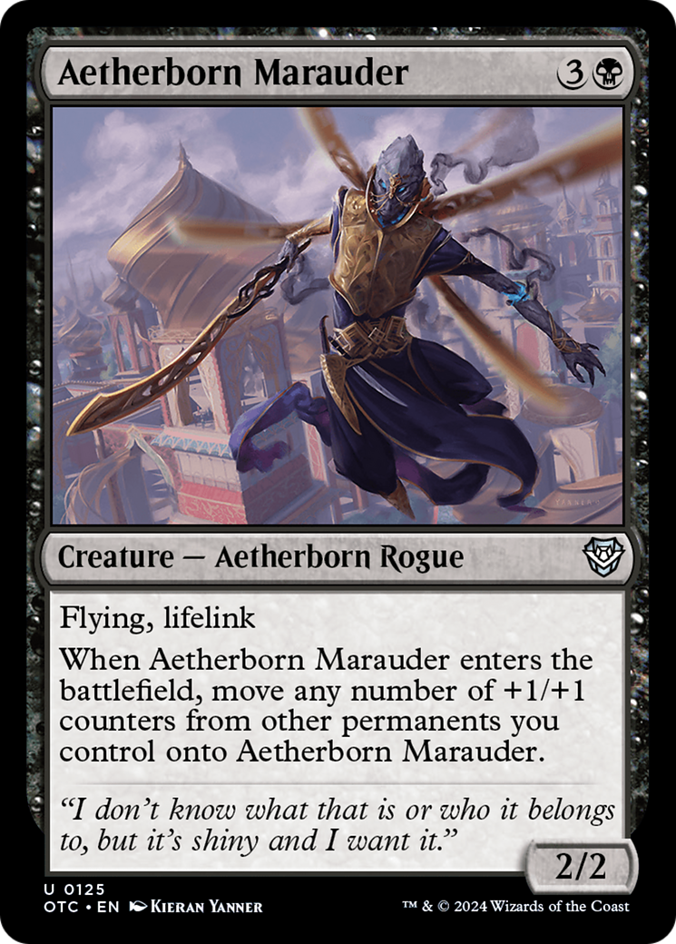 Aetherborn Marauder [Outlaws of Thunder Junction Commander] | Good Games Cannington