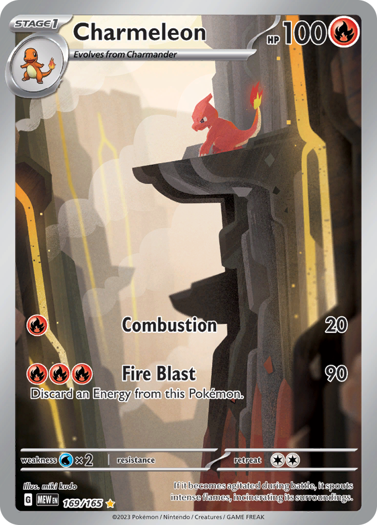 Charmeleon (169/165) [Scarlet & Violet 151] | Good Games Cannington