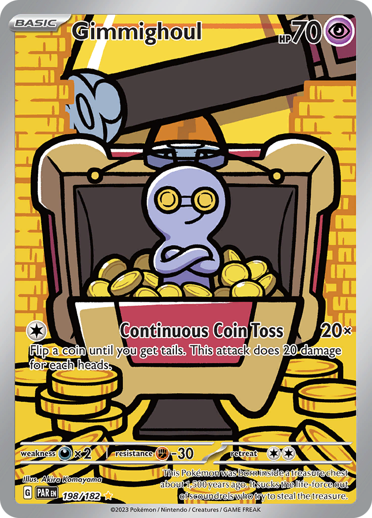 Gimmighoul (198/182) [Scarlet & Violet: Paradox Rift] | Good Games Cannington