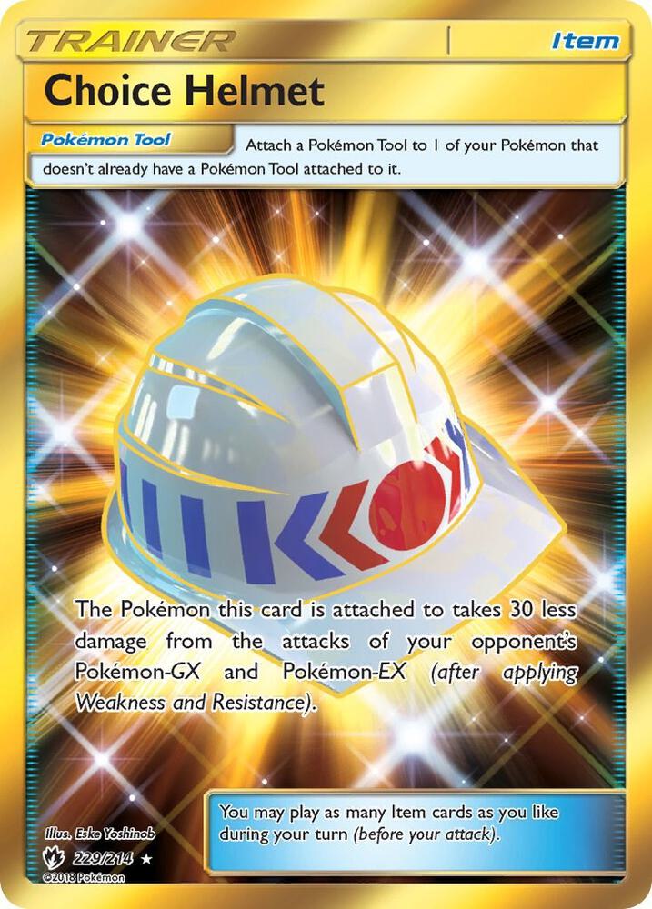 Choice Helmet 229/214 (SM - Lost Thunder)  - Holofoil | Good Games Cannington