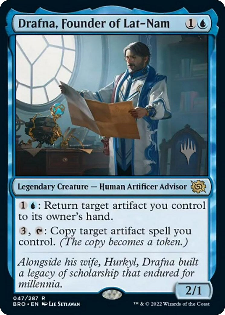 Drafna, Founder of Lat-Nam (Promo Pack) [The Brothers' War Promos] | Good Games Cannington