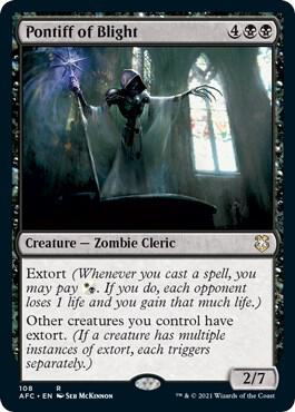 Pontiff of Blight 108 (Commander: Adventures in the Forgotten Realms)  | Good Games Cannington