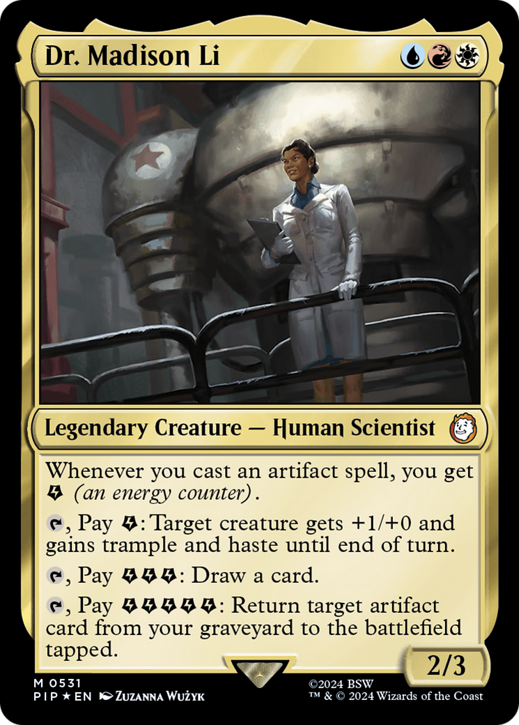 Dr. Madison Li (Surge Foil) [Fallout] | Good Games Cannington