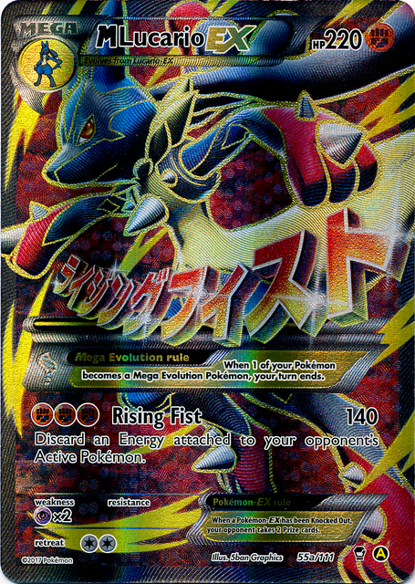 M Lucario EX (55a/111) (Alternate Art Promo) [XY: Furious Fists] | Good Games Cannington