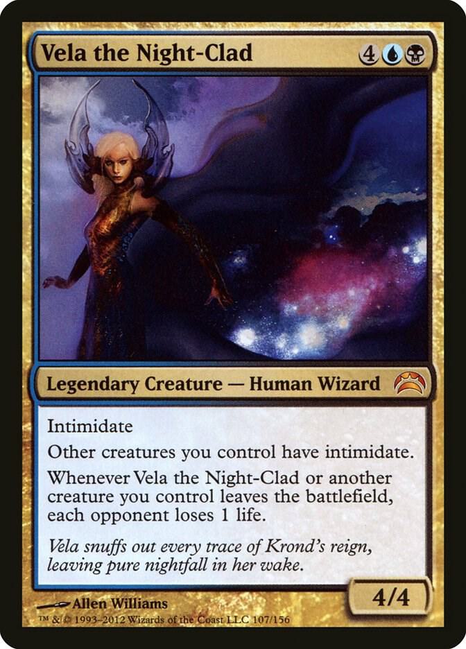 Vela the Night Clad 107/156 (Planechase 2012)  | Good Games Cannington
