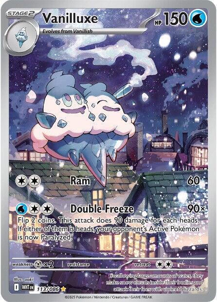 Vanilluxe 113/086 (SV: White Flare)  - Holofoil | Good Games Cannington
