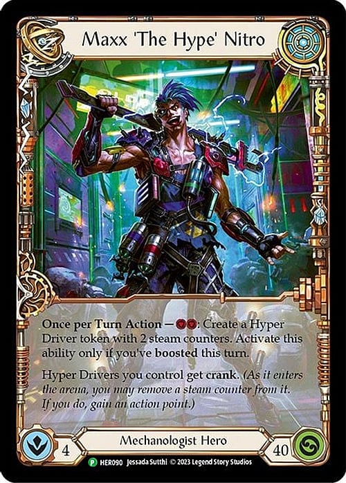 Maxx 'The Hype' Nitro [HER090] (Promo)  Cold Foil | Good Games Cannington