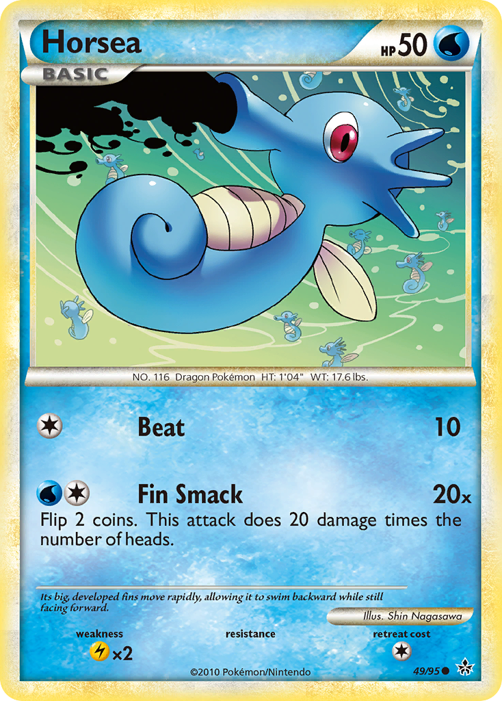 Horsea (49/95) [HeartGold & SoulSilver: Unleashed] | Good Games Cannington