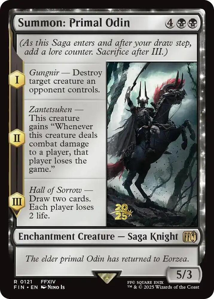 Summon Primal Odin 121s/116 (Prerelease Cards)  - Foil | Good Games Cannington