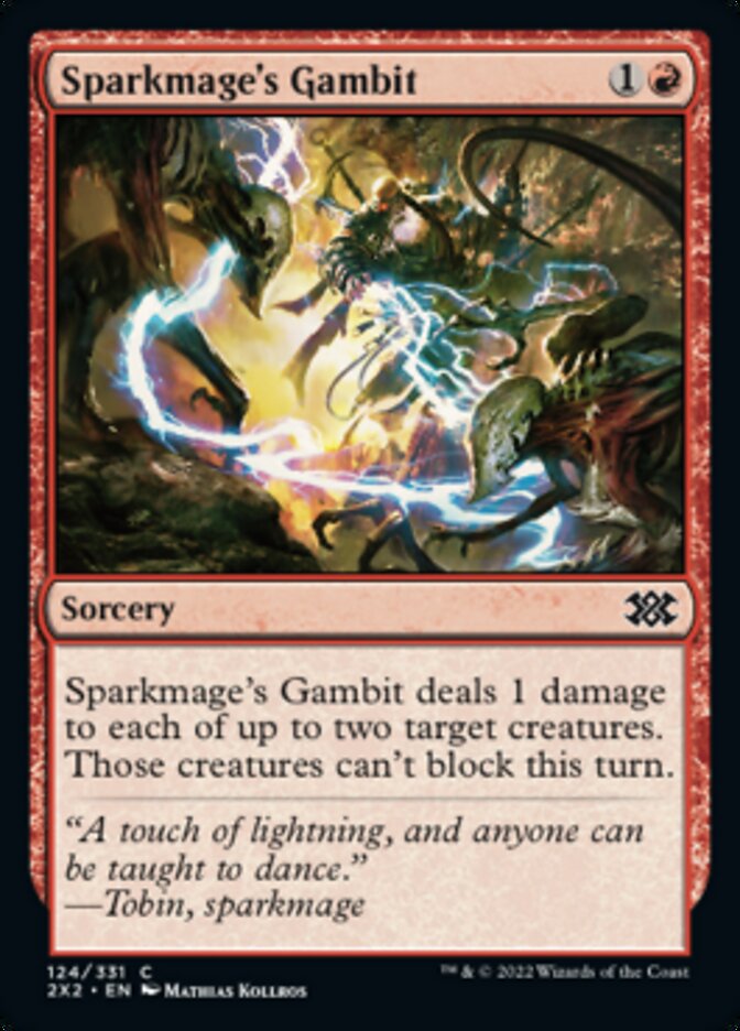 Sparkmage's Gambit [Double Masters 2022] | Good Games Cannington