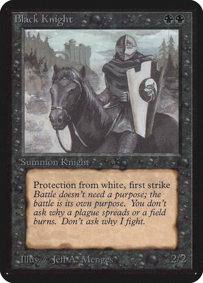 Black Knight [Alpha Edition] | Good Games Cannington