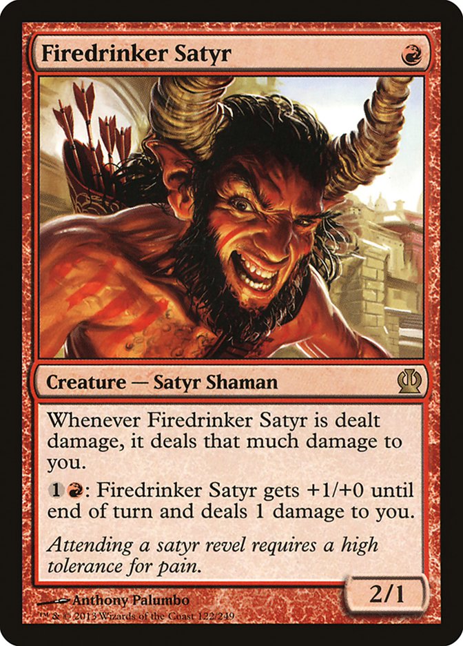 Firedrinker Satyr 122/249 (Theros)  | Good Games Cannington