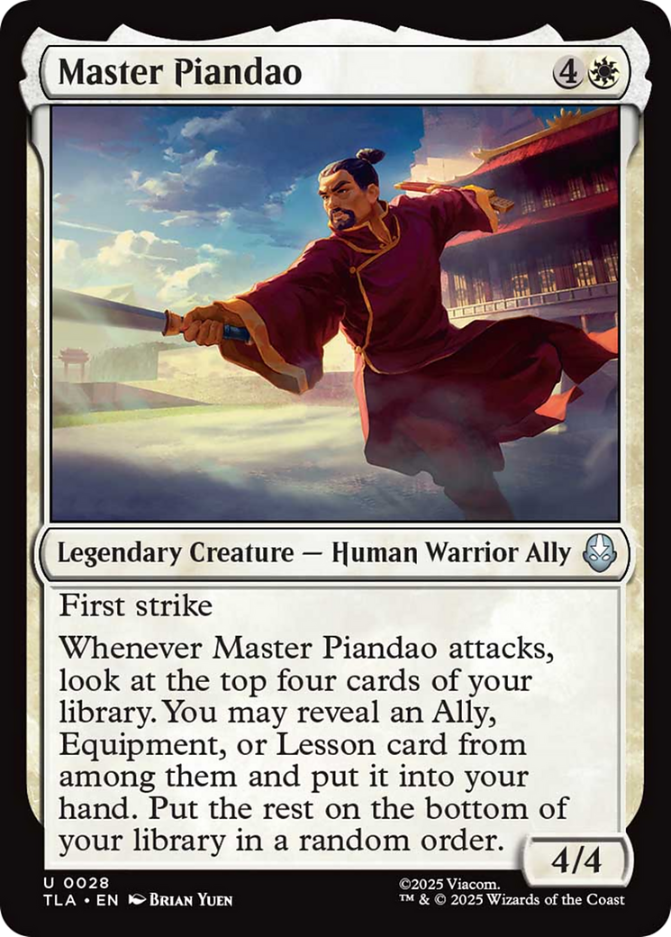 Master Piandao [Avatar: The Last Airbender] | Good Games Cannington