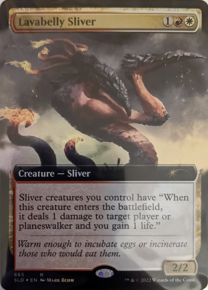 Lavabelly Sliver (Extended Art) [Secret Lair Drop Promos] | Good Games Cannington