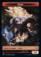 Boar // Ogre Double-Sided Token [Commander Legends: Battle for Baldur's Gate Tokens] | Good Games Cannington