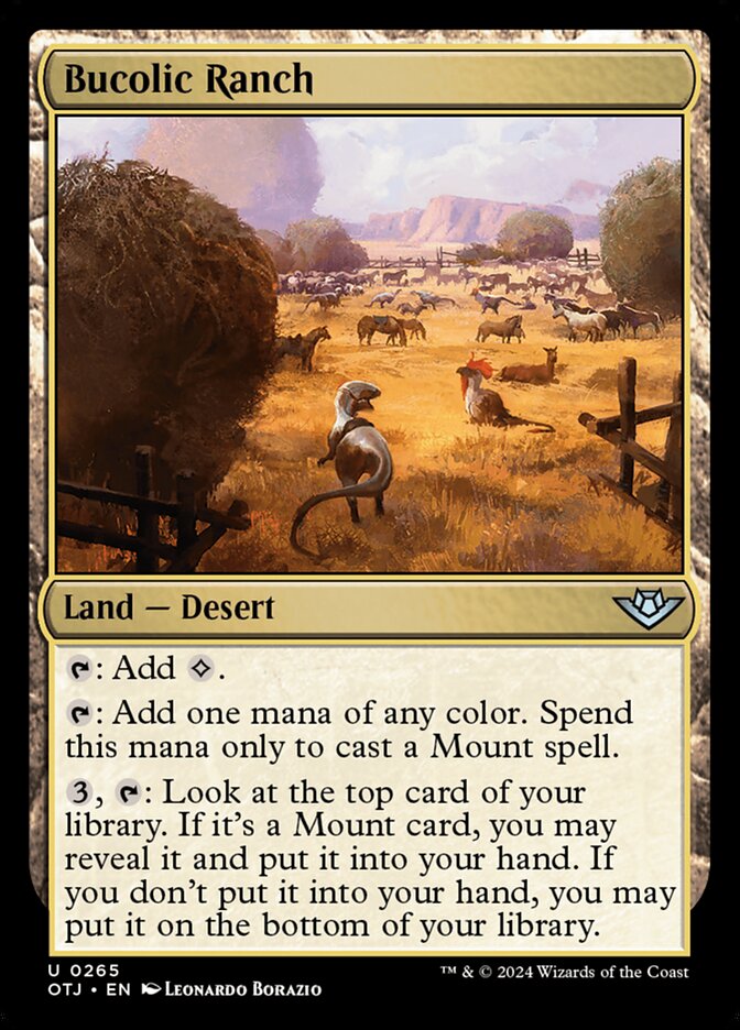 Bucolic Ranch 265 (Outlaws of Thunder Junction)  | Good Games Cannington