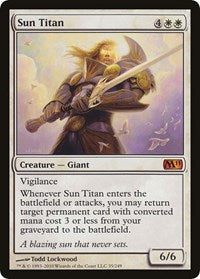 Sun Titan (M11) [Oversize Cards] | Good Games Cannington