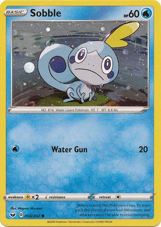Sobble (054/202) (Cosmos Holo) [Sword & Shield: Base Set] | Good Games Cannington