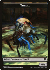 Salamander Warrior // Thrull Double-Sided Token [Commander Legends Tokens] | Good Games Cannington