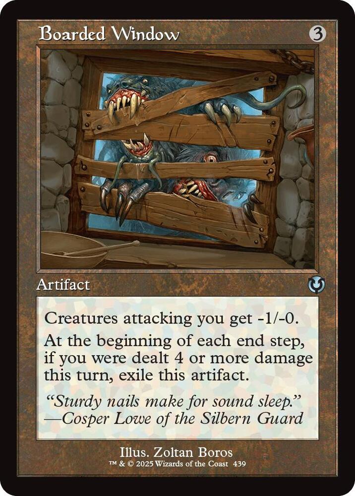 Boarded Window Retro Frame 439 (Innistrad Remastered)  | Good Games Cannington