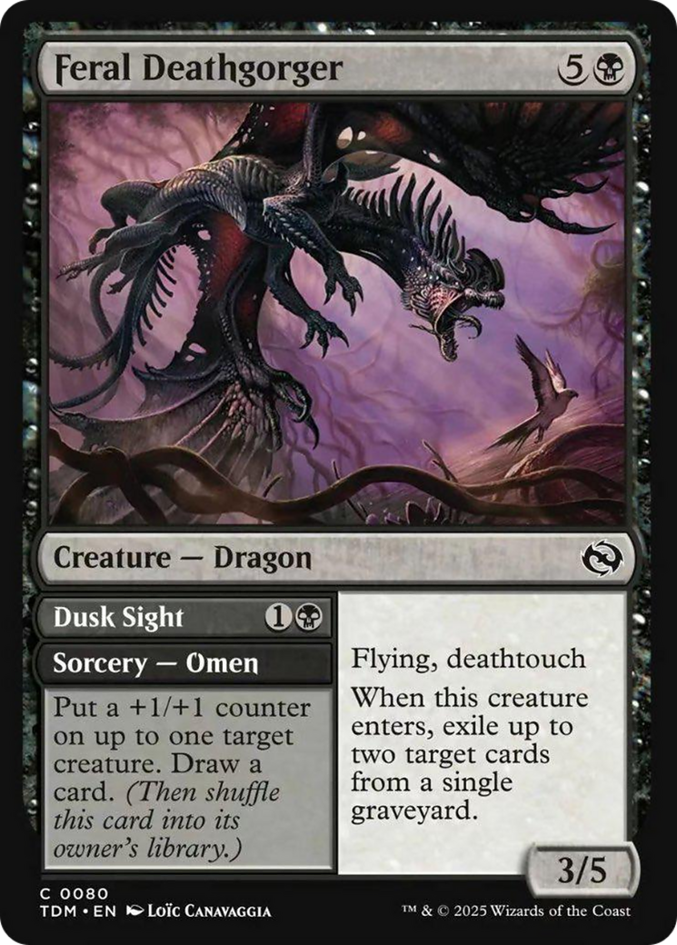 Feral Deathgorger [Tarkir: Dragonstorm] | Good Games Cannington