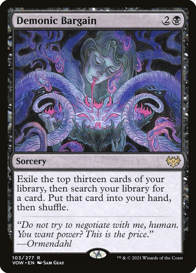 Demonic Bargain 103 (Innistrad: Crimson Vow)  | Good Games Cannington