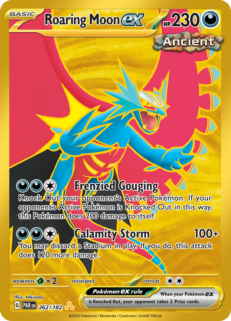 Roaring Moon ex (262/182) [Scarlet & Violet: Paradox Rift] | Good Games Cannington