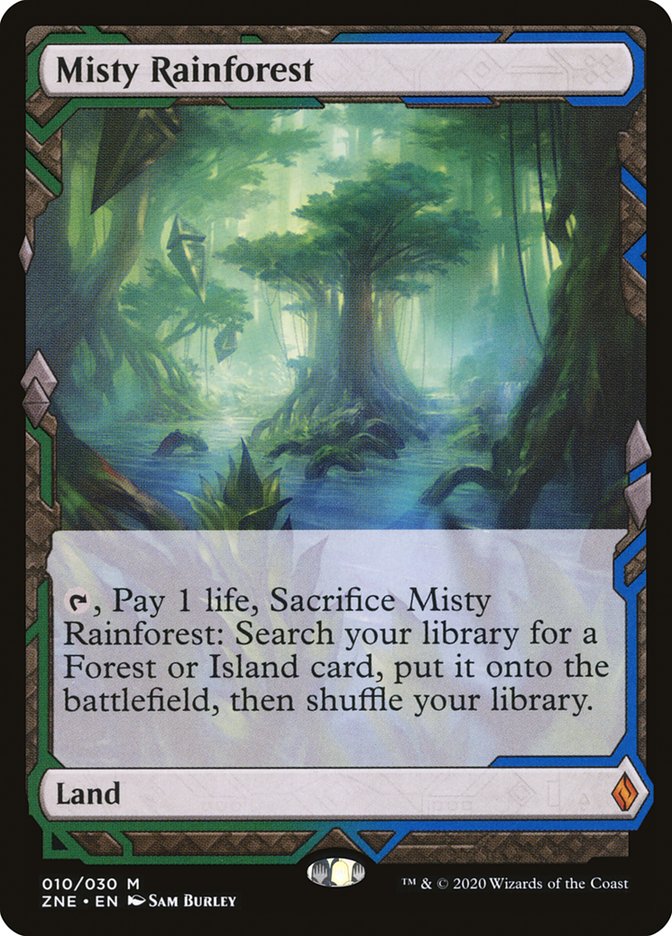 Misty Rainforest (Expeditions) [Zendikar Rising Expeditions] | Good Games Cannington