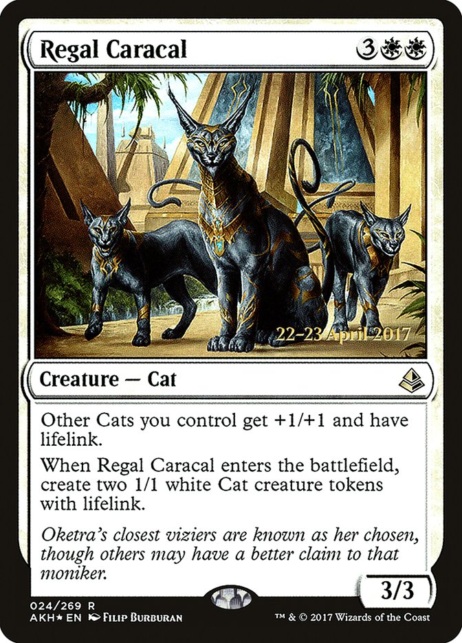 Regal Caracal [Amonkhet Prerelease Promos] | Good Games Cannington