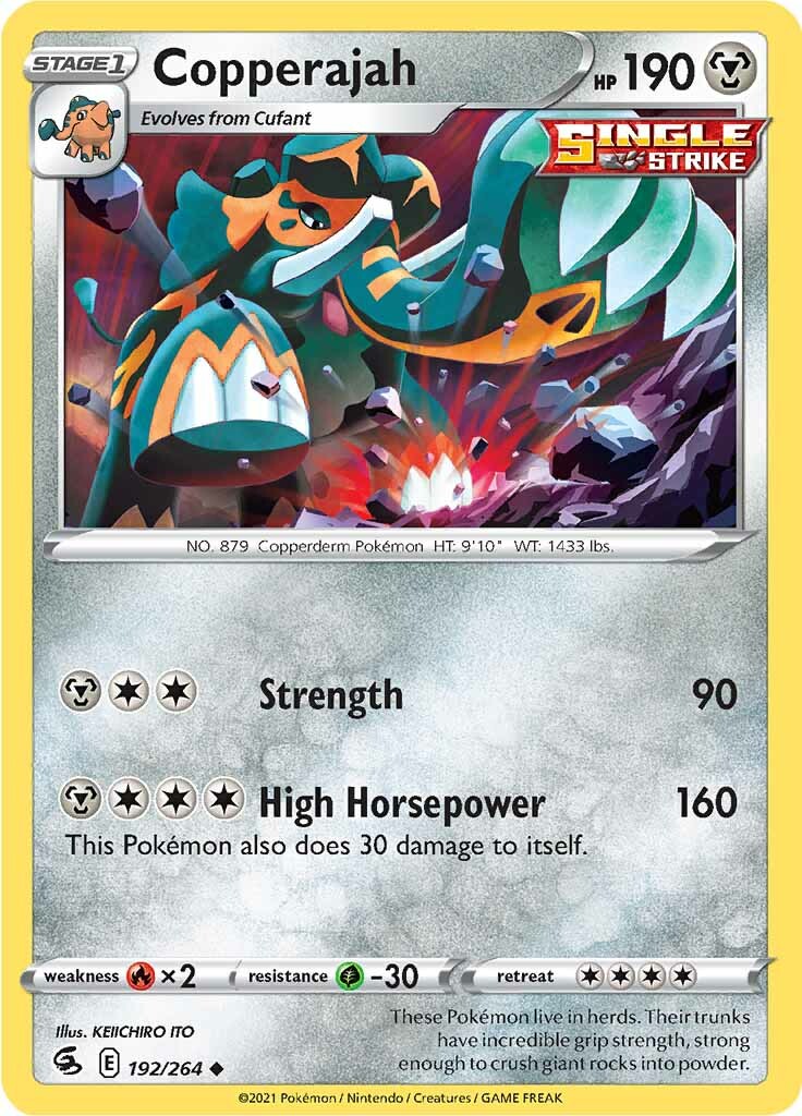 Copperajah (192/264) [Sword & Shield: Fusion Strike] | Good Games Cannington